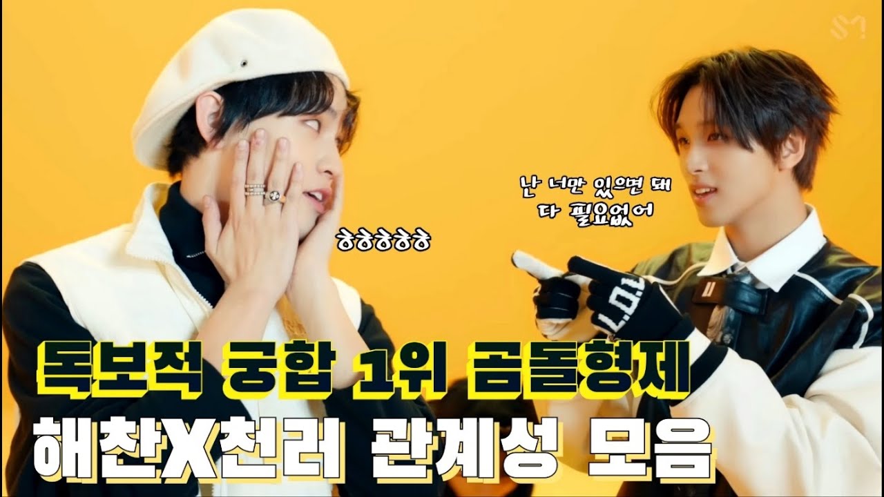 [NCT DREAM] 해찬X천러 관계성 🧸 🐻ㅣ 우애 깊은 곰돌형제ㅣ드림 내 궁합 1위 🐾ㅣHaechan,Chenle