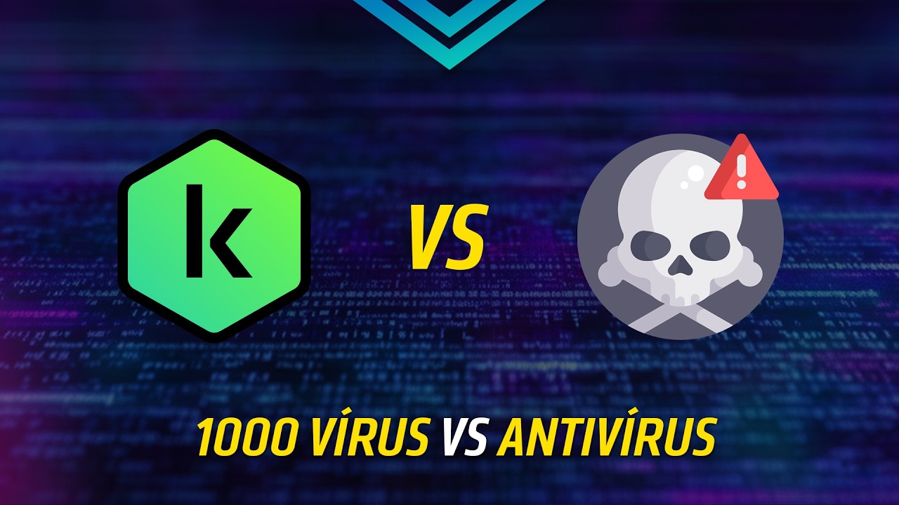 TESTEI O KASPERSKY vs 1000 V&Iacute;RUS