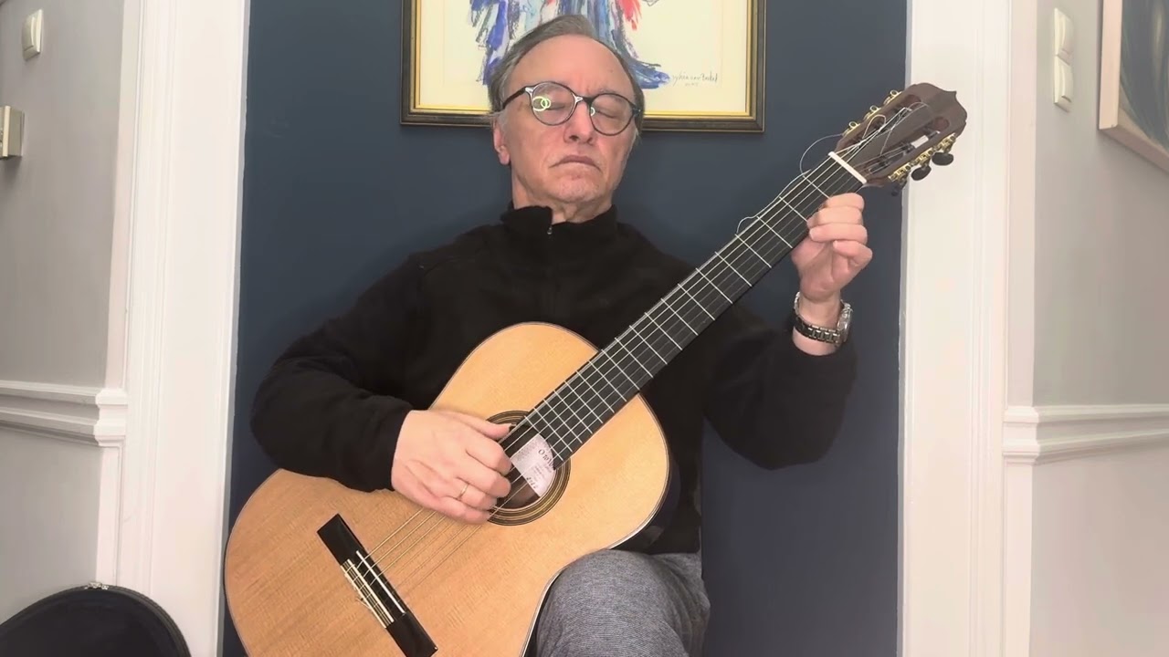 Northern star- Manos Hadjidakis #filmmusic  #classicalguitar #americaamerica Guitar Otto Vowinkel 2A