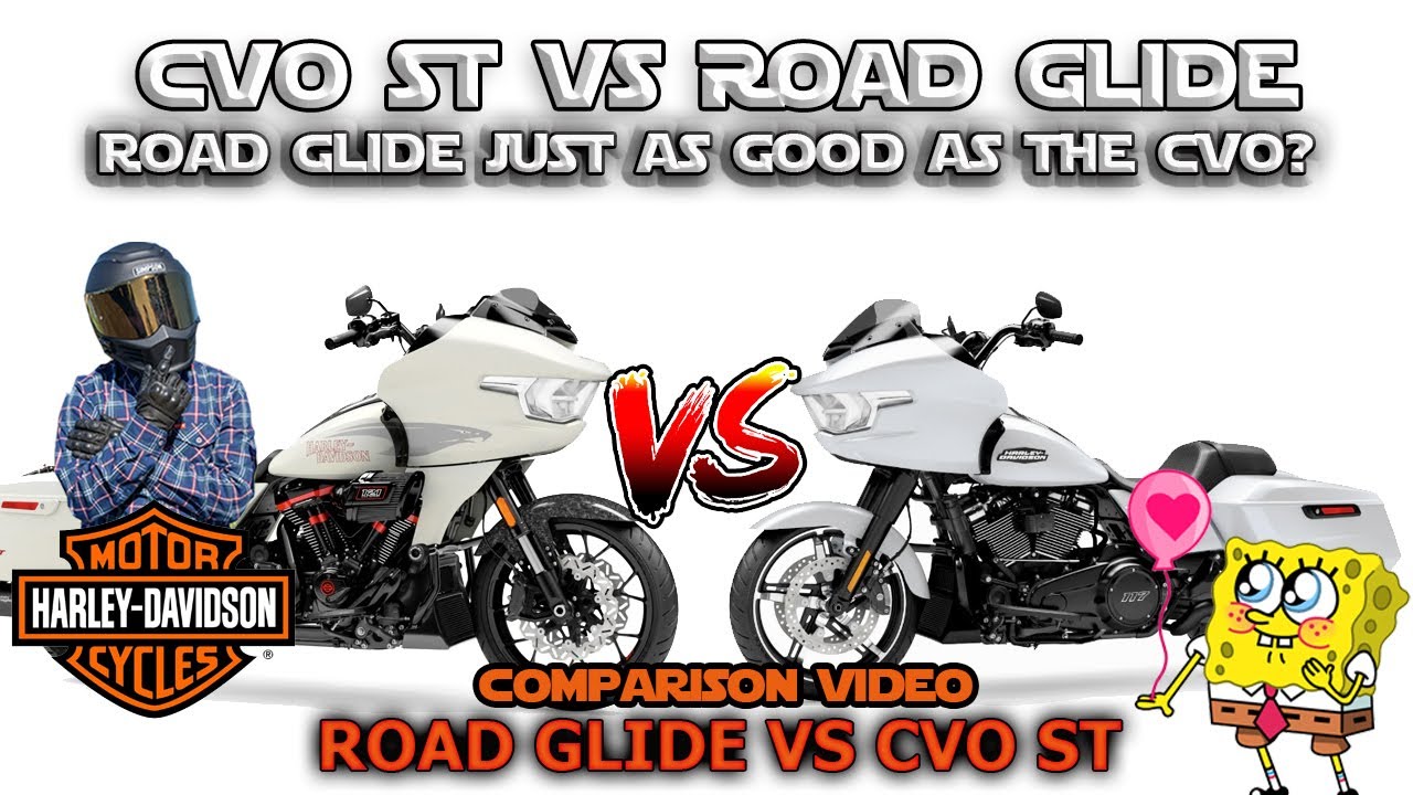 Road Glide CVO ST и Road Glide Standard — сравнение