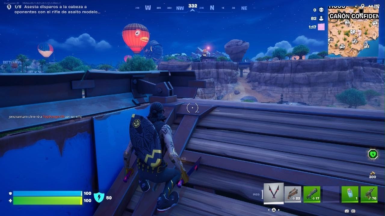 Having fun with a enemy fortnite