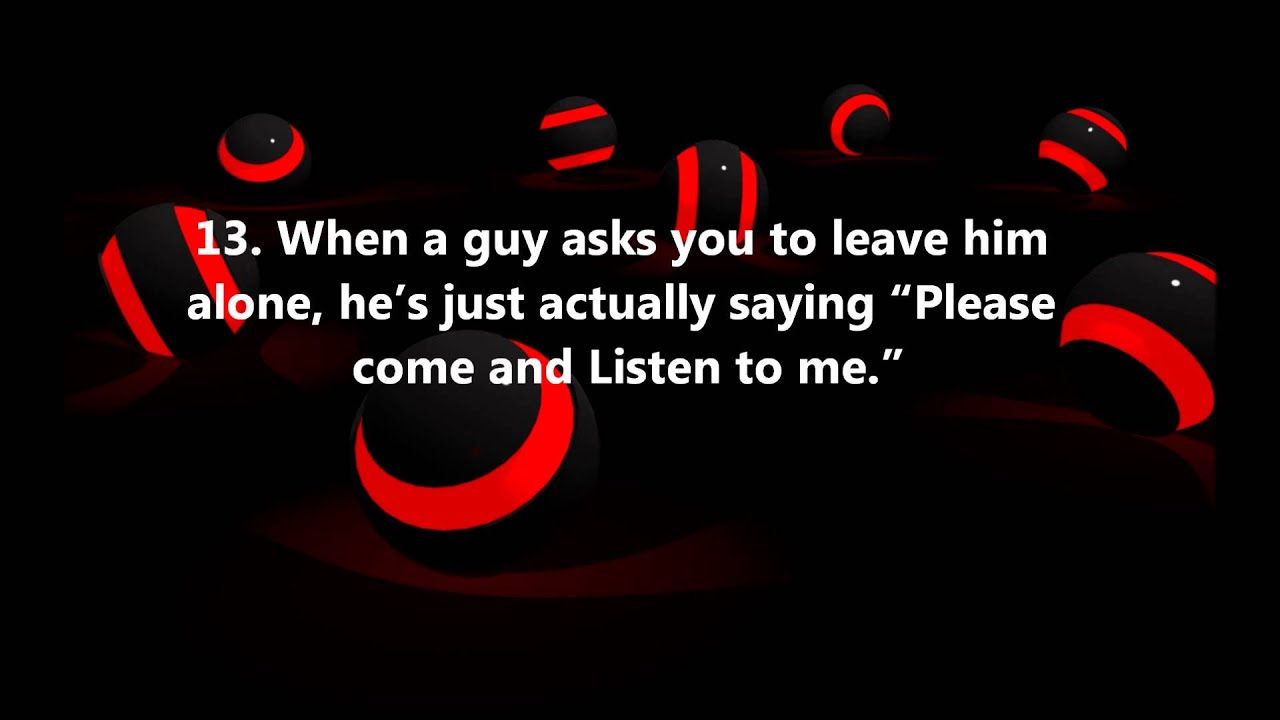 21 Things Girl's Don't Realize