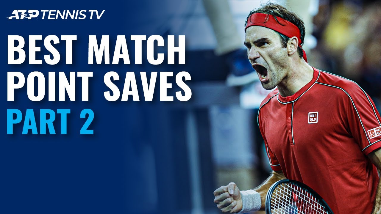 Best ATP Tennis Match Point Saves! 😮 Part 2