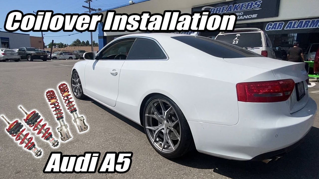 Как опустить Audi A5