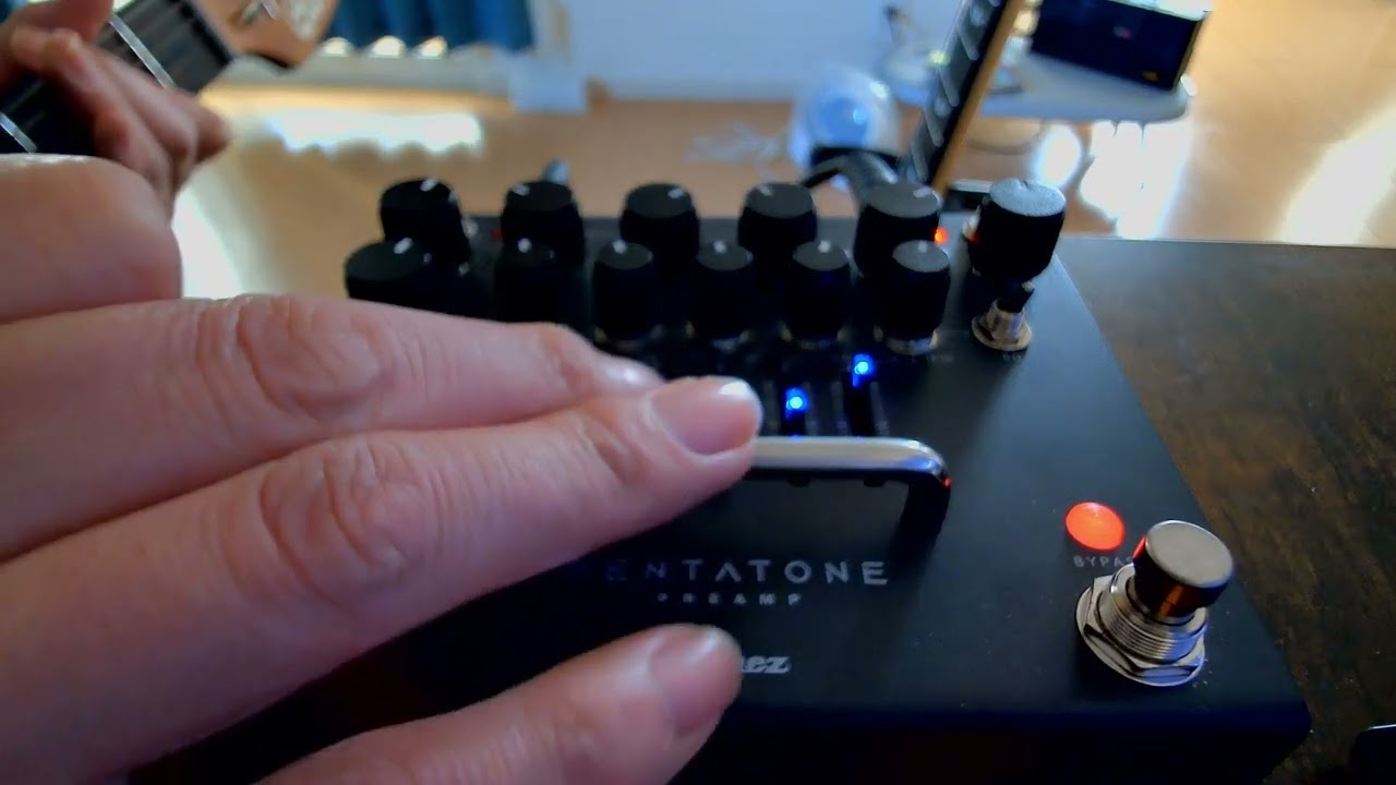Test video for Ibanez penatotone preamp