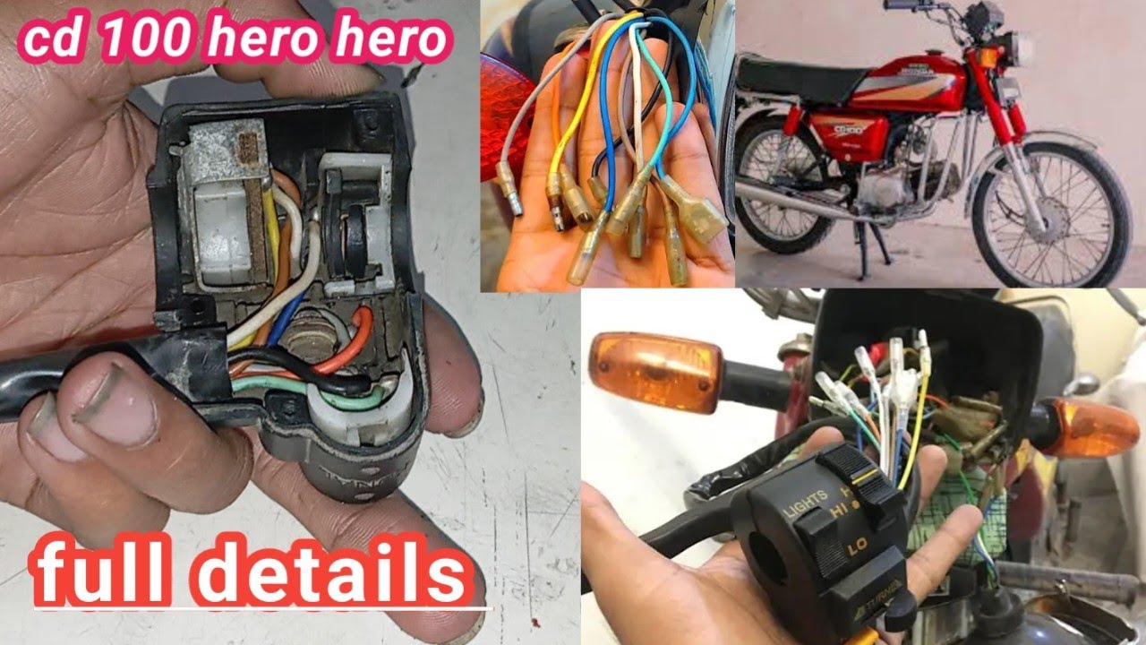 hero honda cd 100 indicator wiring / hero honda cd 100 ss horn wiring /