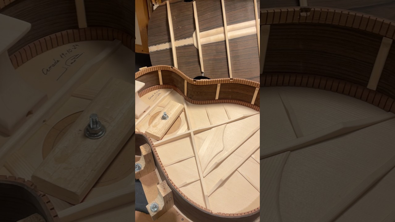 Guitar READY to CLOSE      #luthier #guitar #diy #woodworking