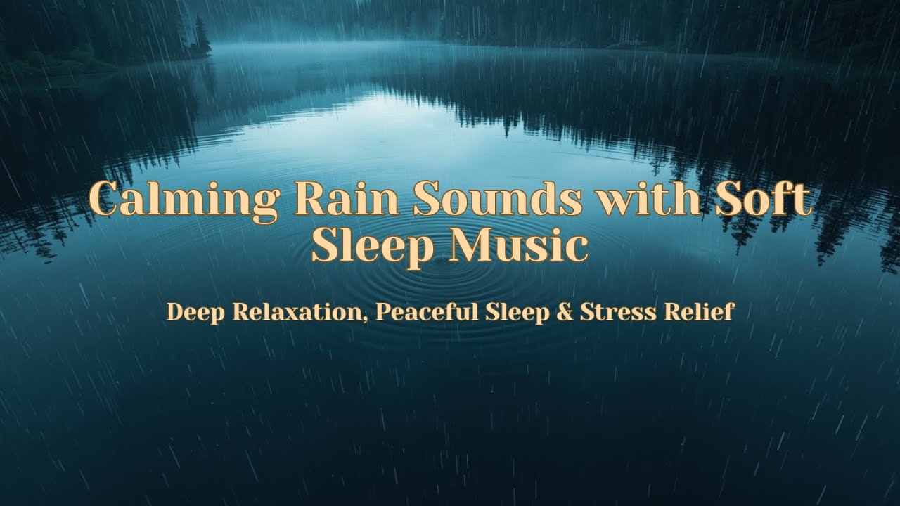 Calming Rain Sounds with Soft Music 🌧️ Deep Sleep, Meditation & Focus #sleep #rain #rainsounds