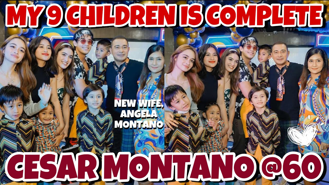 9 ANAK NI CESAR MONTANO KUMPLETO SA KANYANG 60TH BIRTHDAY CELEBRATION 🎉 MAY WISH DIN ANG BAWAT ISA!