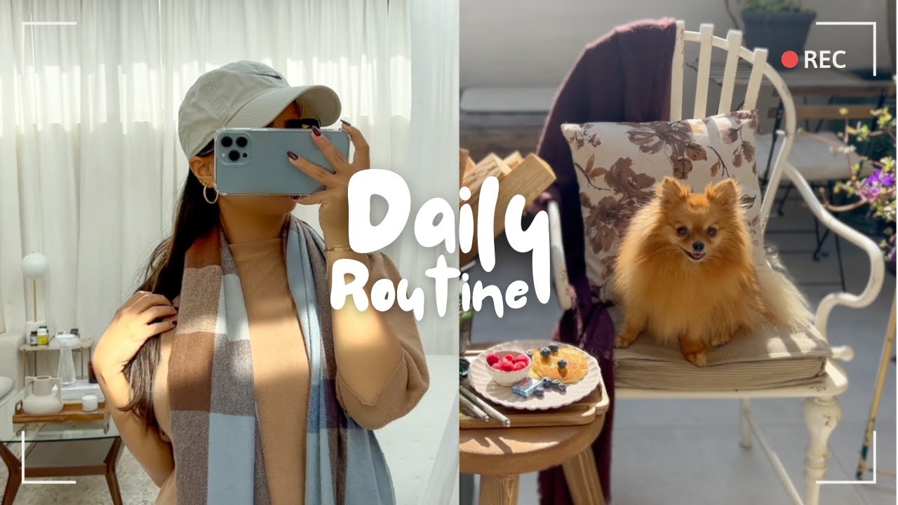روتيني اليومي مع دولسي وبيلا 🐾 |  A Day In A Life With Dulce&Bella