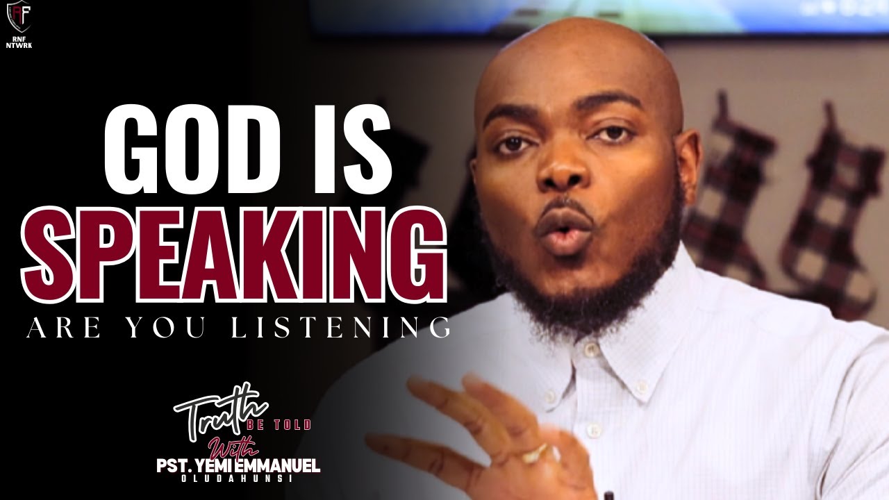 God Is Speaking — Are You Listening? | Hearing God Clearly in Everyday Life || Emmanuel Oludahunsi