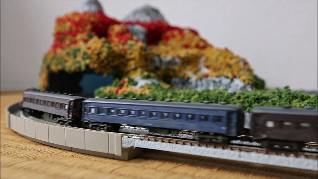 【Zゲージ】【鉄道模型】　モジュールレイアウト　走行動画　【Z gauge】【spur Z anlage】