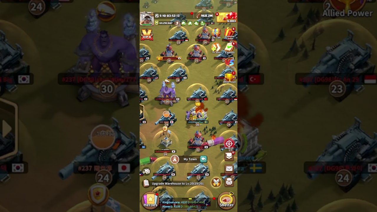 Dark War Survival: SvS - 238 J4OL vs 237 DG98