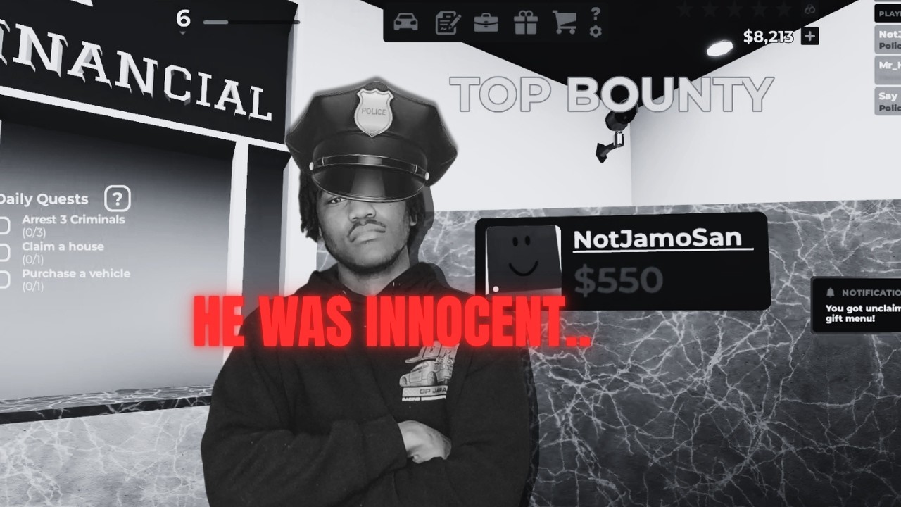 I became a CROOKED COP in ROBLOX...