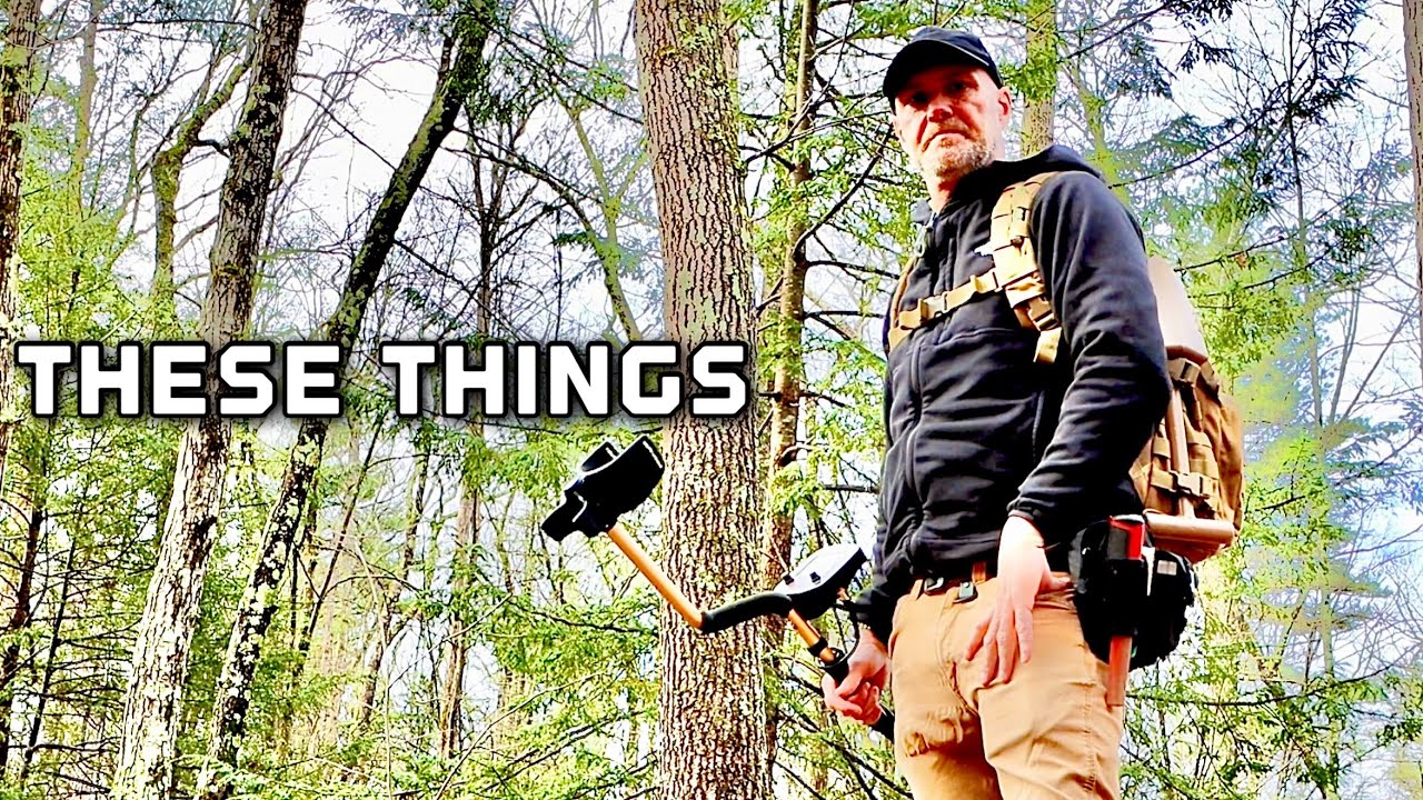 what do you take in the woods for exploring metal detecting gear review video