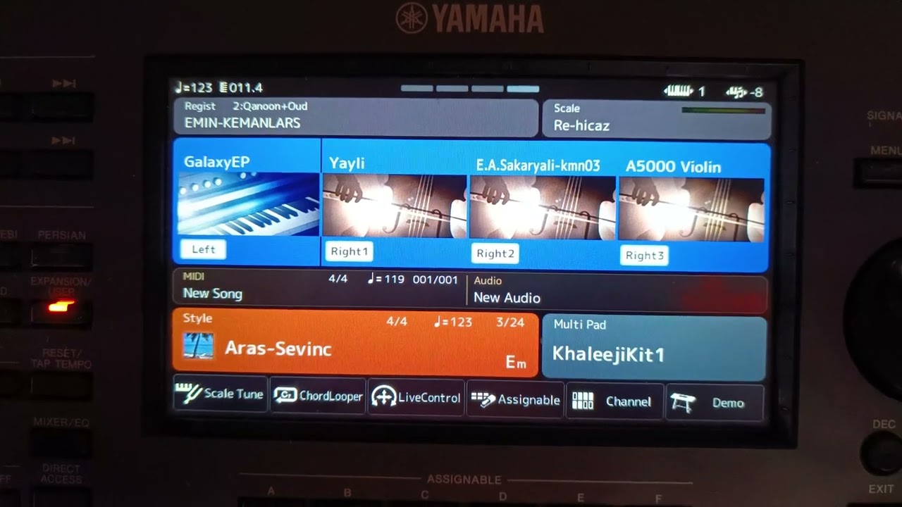 E.a STRİNGS - YAYLİ Sounds YamahaPSR a5000
