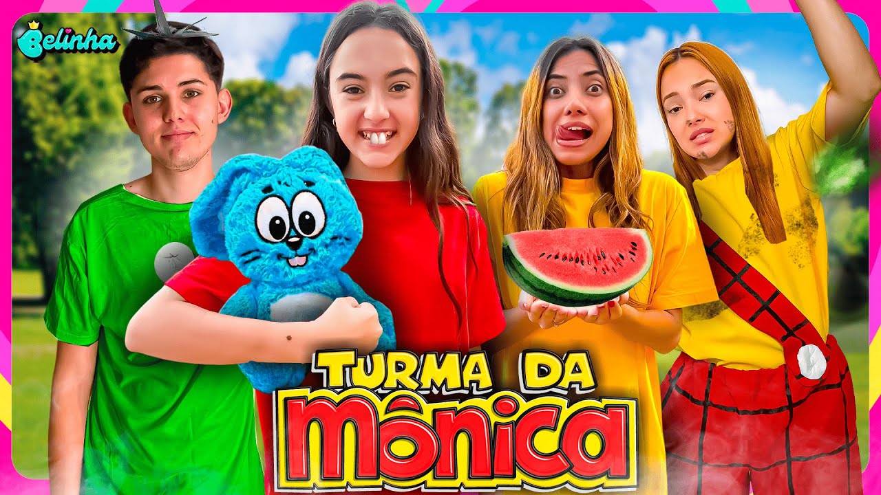 NOS TRANSFORMAMOS NA TURMA DA MÔNICA