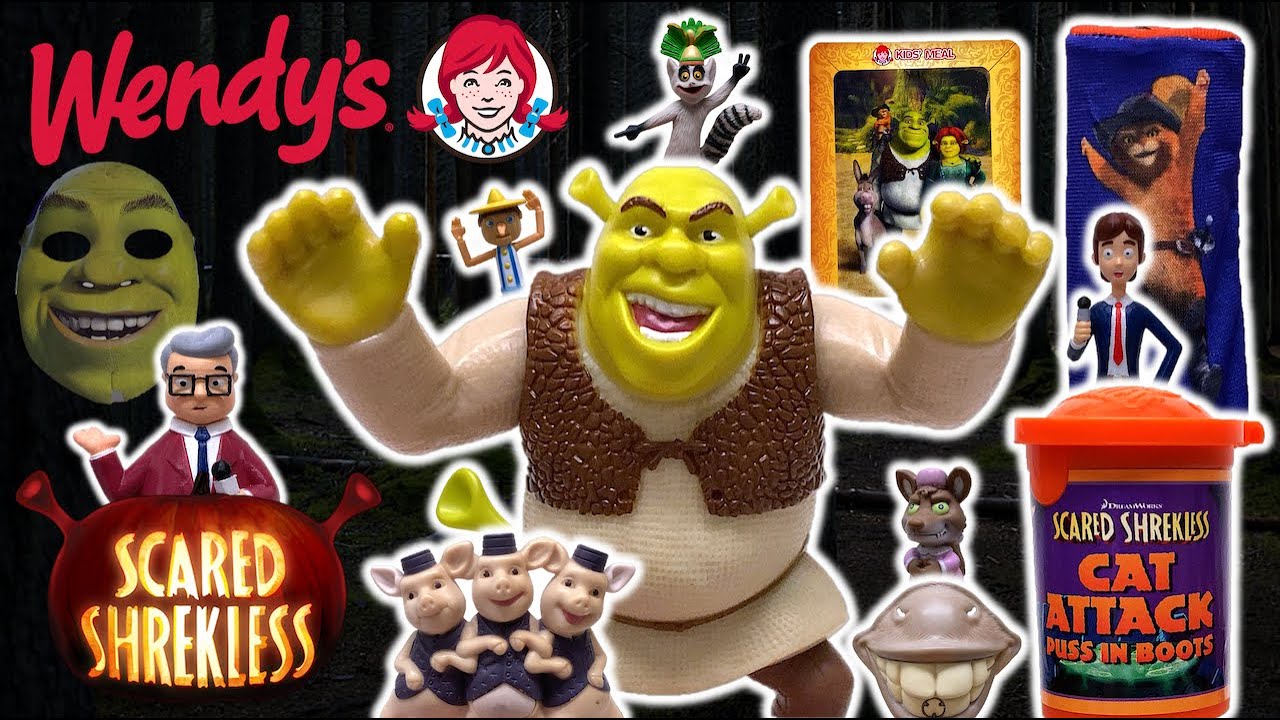 SHREK Especial de HALLOWEEN en Wendy´s (2013) | TOY SHOTS (2023) - Colección de Scared Shrekless