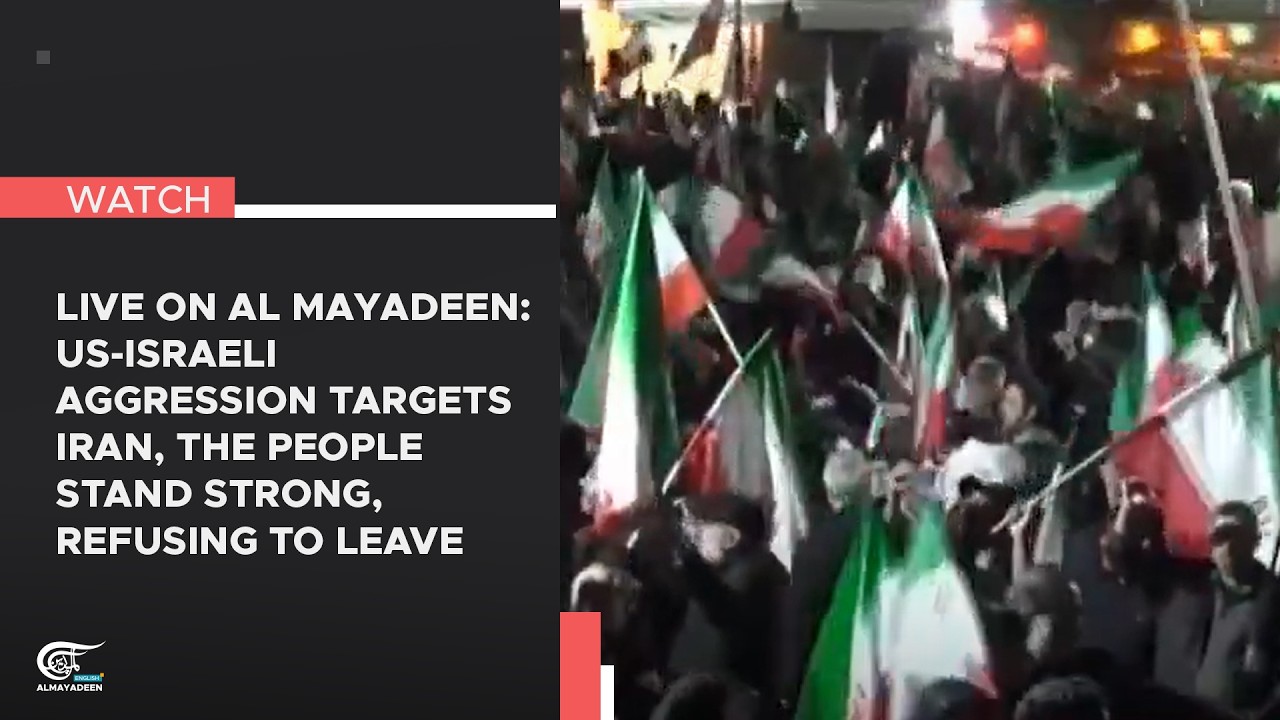 В прямом эфире на Al Mayadeen: Агрессия США и Израиля направлена ​​против Ирана, народ остается н...