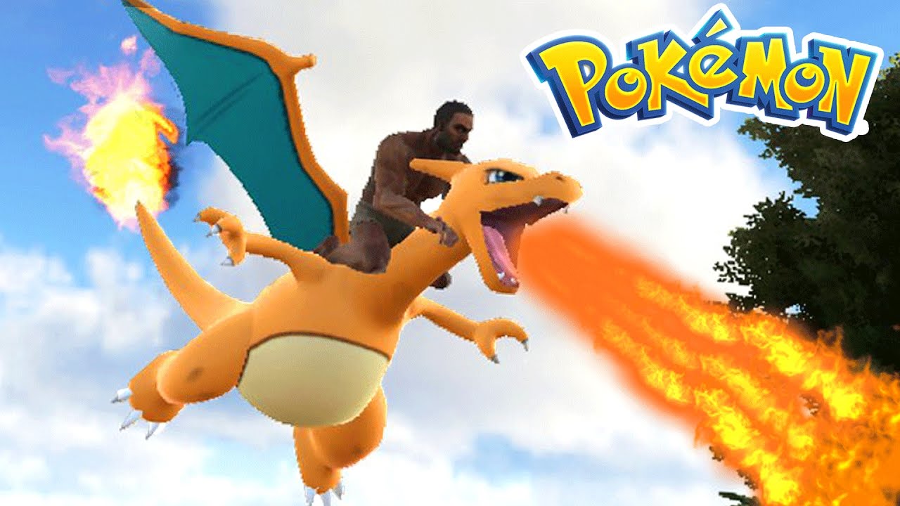 WILD CHARIZARD! (3D POKEMON ARK)