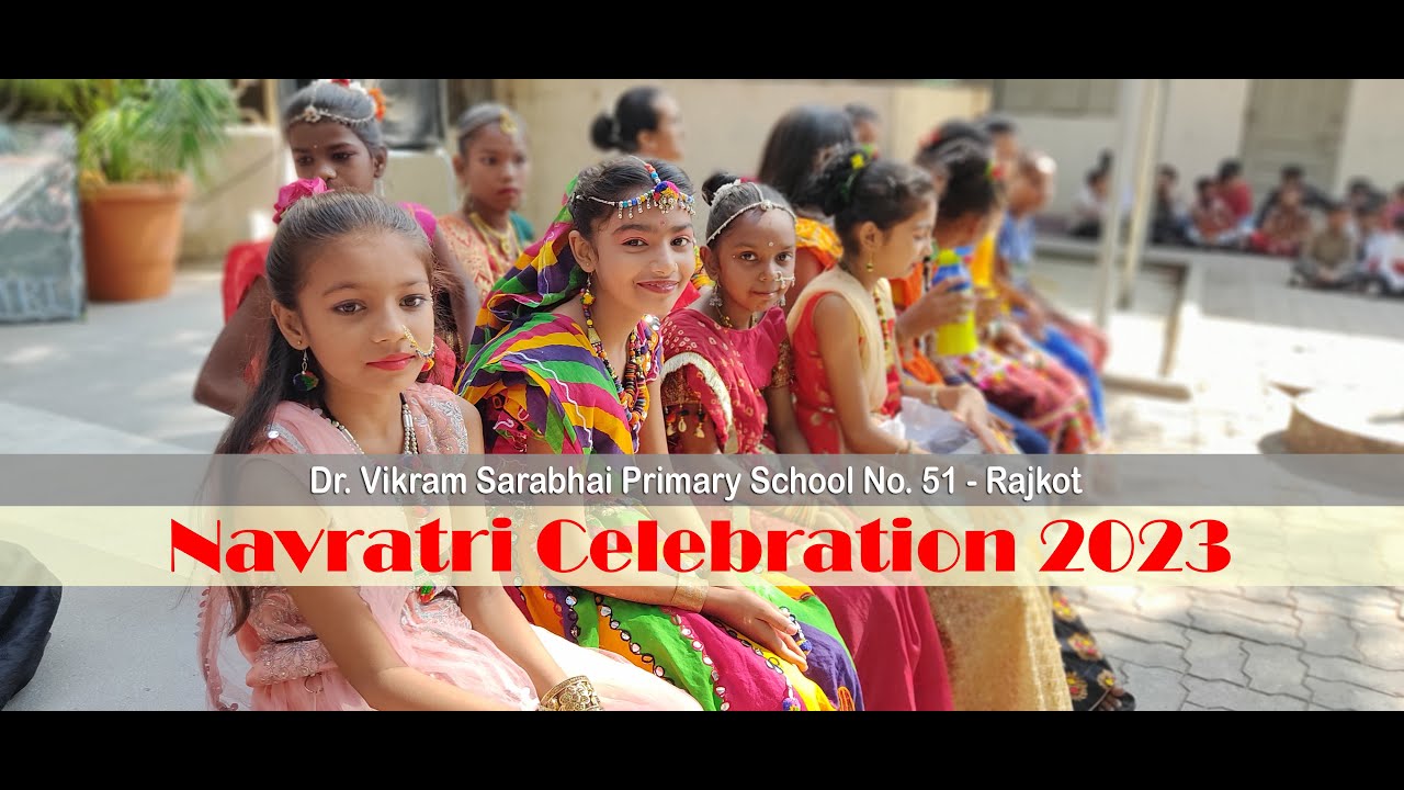 Navratri Celebration on || 21.10.2023 || in Dr. Vikram Sarabhai Primary School No. 51