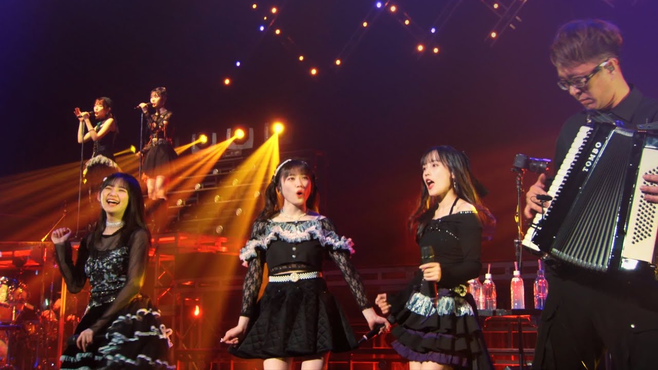 つばきファクトリー バンドライブ「春恋歌」小野田紗栞・河西結心・石井泉羽（コーラス：小野瑞歩・八木栞）