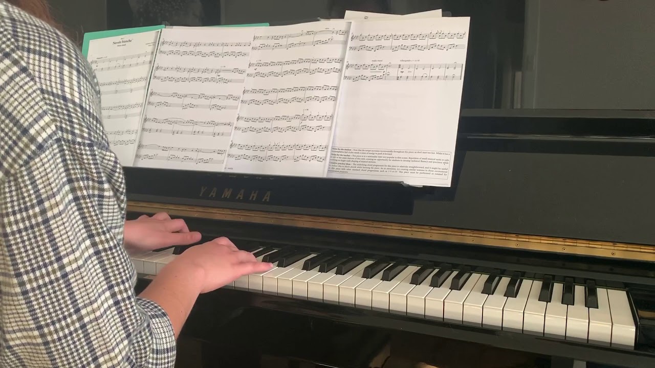 Nuvole Bianche By Ludovico Einaudi AMEB Series 4 Grade 6 No 5