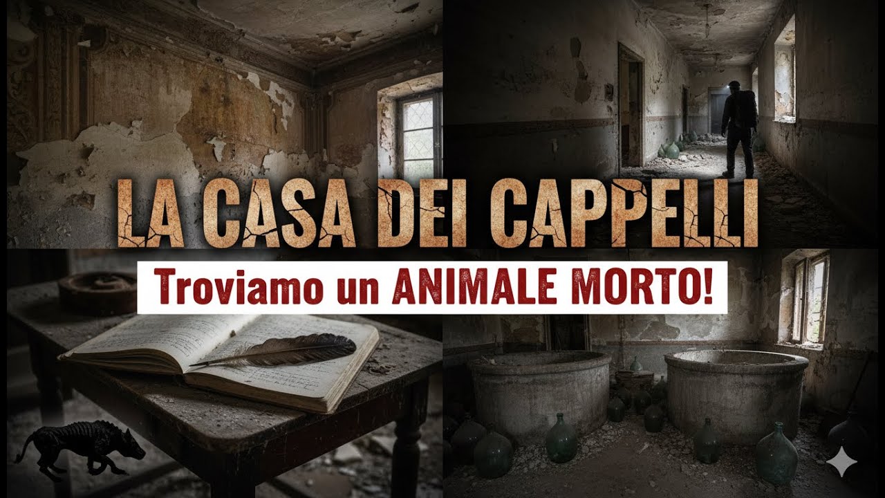 URBEX la CASA DEI CAPPELLI, trovata un quaderno della proprietaria del 1956!!
