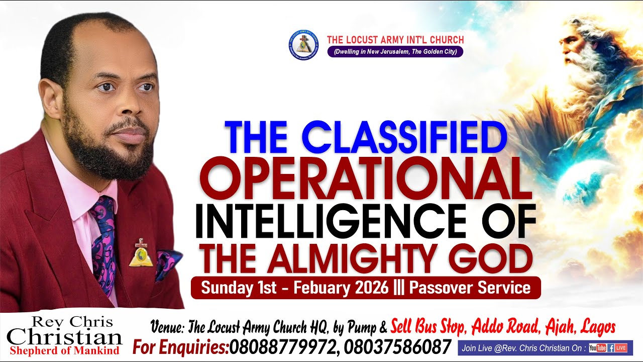 Rev Chris Christian | The Classified Operational Intelligence of the Almighty God