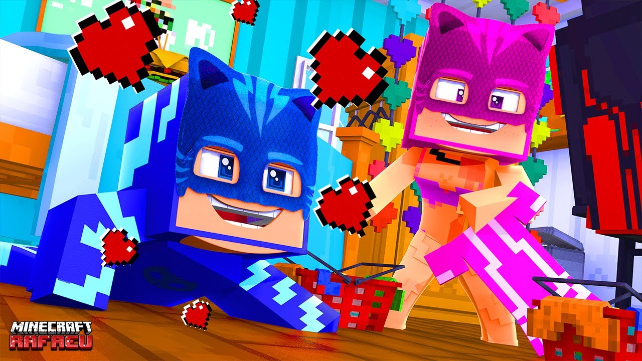 MENIN0 GAT0 ESPI0U sua EX NAM0RADA no Minecraft