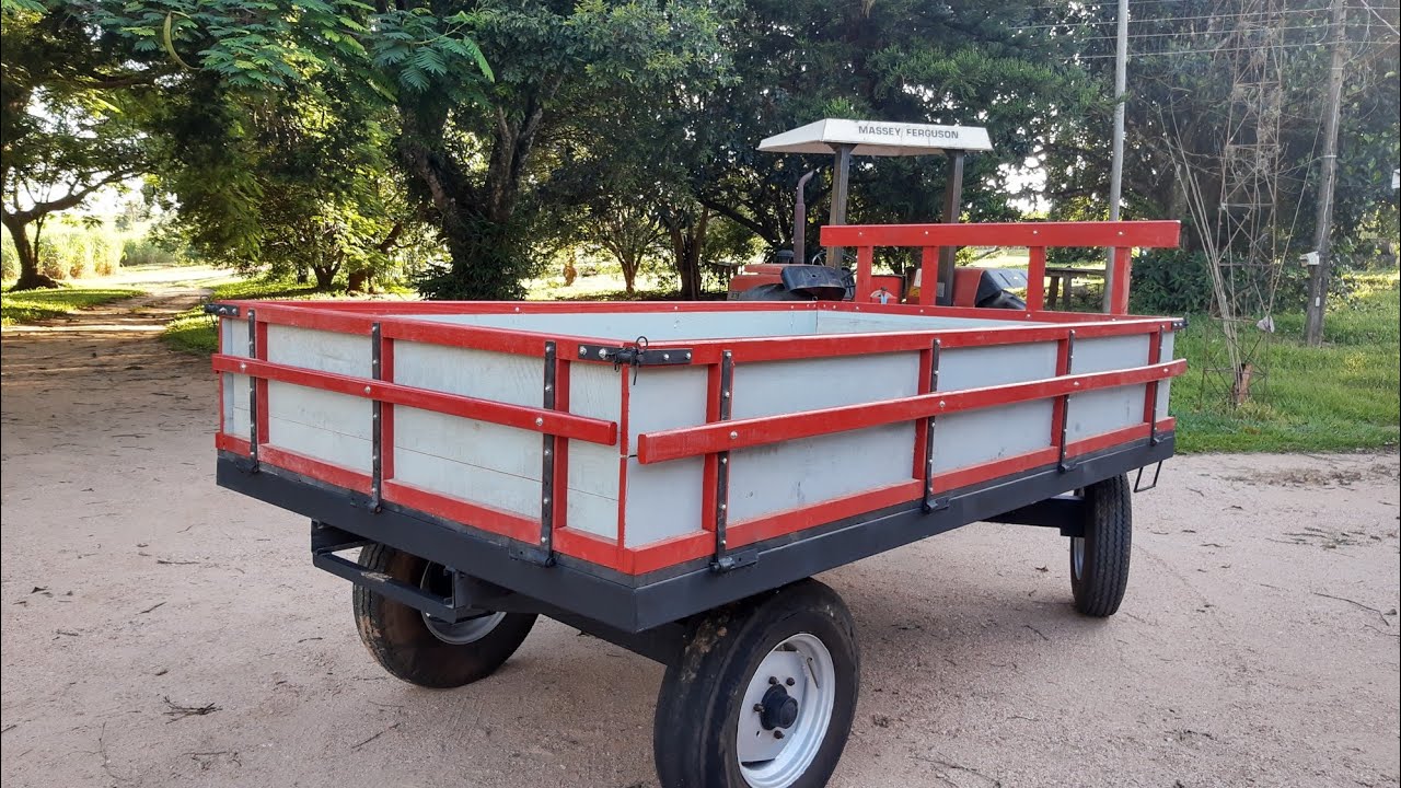 reforma da carreta agrícola concluída