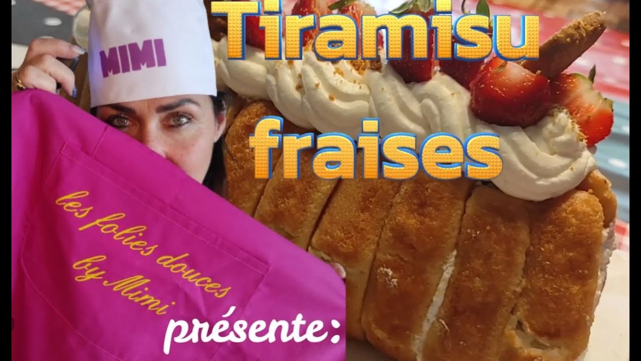 🍓 TIRAMISU  ( Rolls) ORIGINAL aux Fraises et Spéculoos  🍓