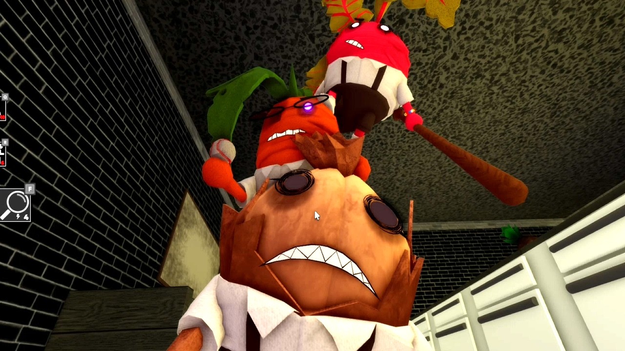 ROBLOX PIGGY THE 3 VEGGITEERS JUMPSCARE