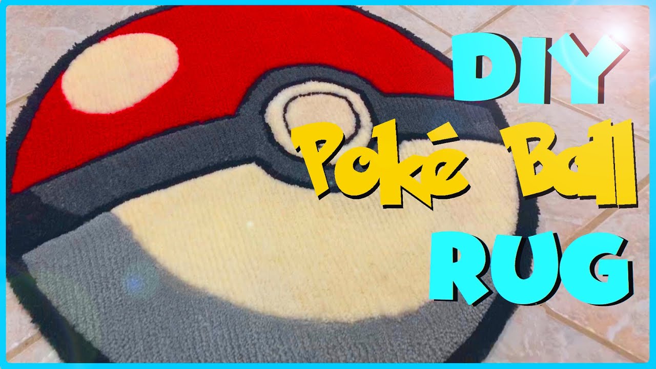 Even Pikachu would want to live in this Poké Ball! Tufting a Poké Ball rug from start to finish