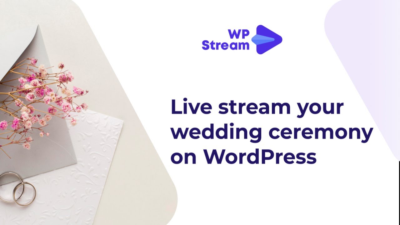 How To Live Stream A WEDDING