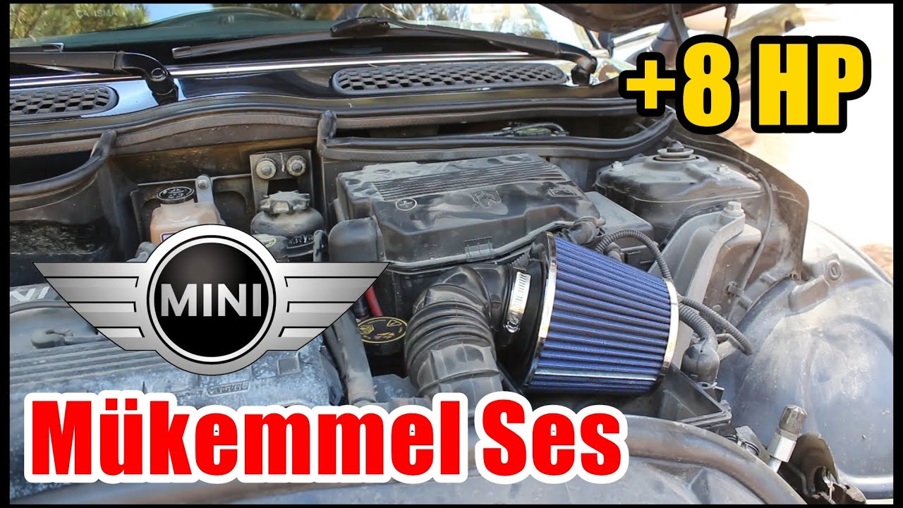 +8 Hp Güç Mini Cooper Performans Filtre Açık Hava Filtresi Taktım