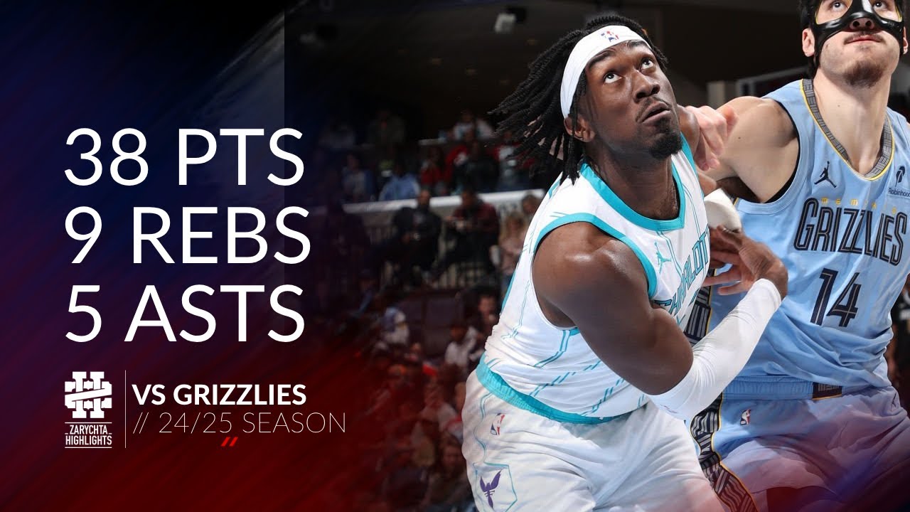 Mark Williams 38 pts 9 rebs 5 asts vs Grizzlies 24/25 season