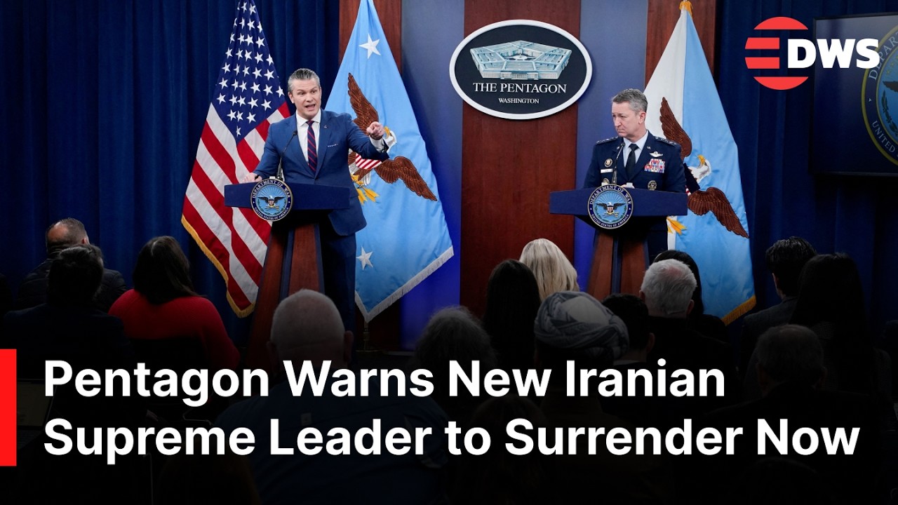 FULL PRESSER: Pete Hegseth, Gen. Caine Warn Iran of More Strikes, Vow to Open Strait of Hormuz| AC1G