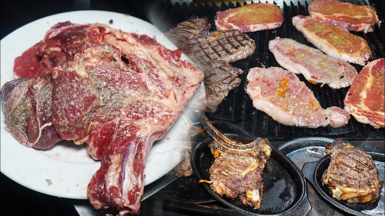 GILA BOS !!!! BARU BUKA 1,5 BULAN REKOR 100 KILO STEAK SAPI LUDES !!!! LANGSUNG MASAK BANYAK !!!!!