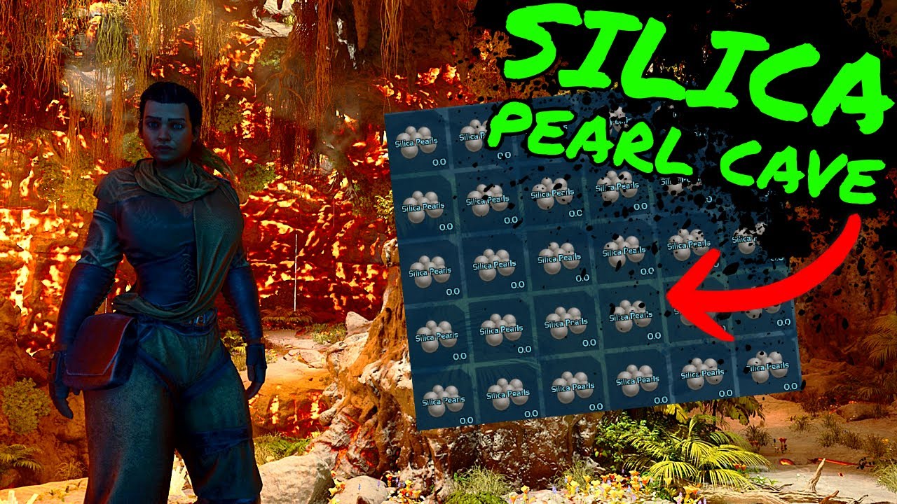 SILICA PEARL CAVE Location on The Center in Ark Survival Ascended!!