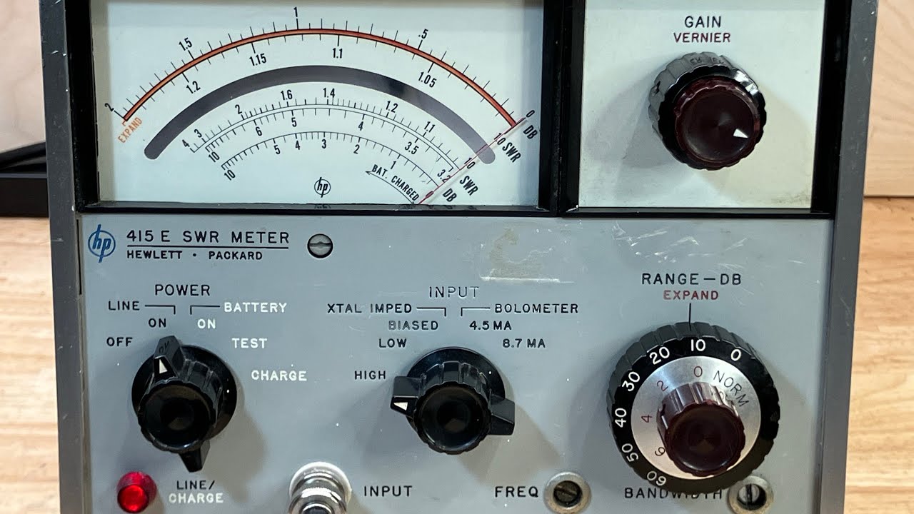 HP 415E SWR Meter Part 1