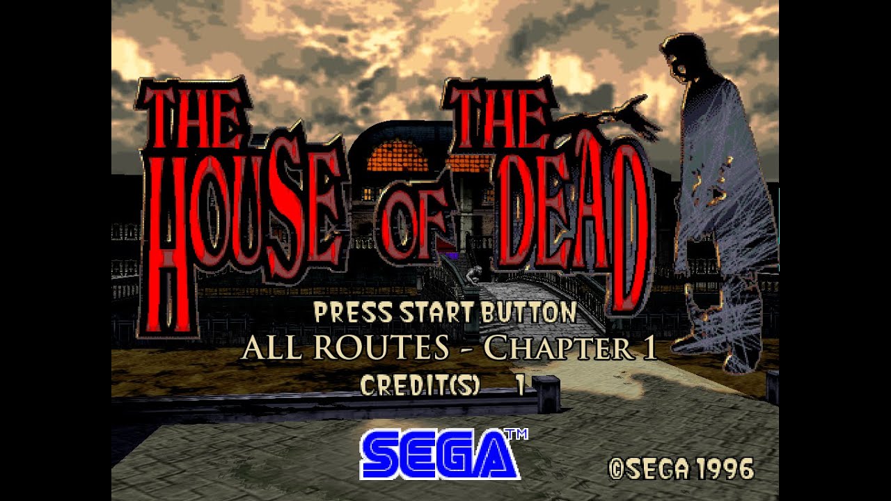 House of the Dead 1 Arcade - All Routes - Chapter 1 - Direct Game Capture