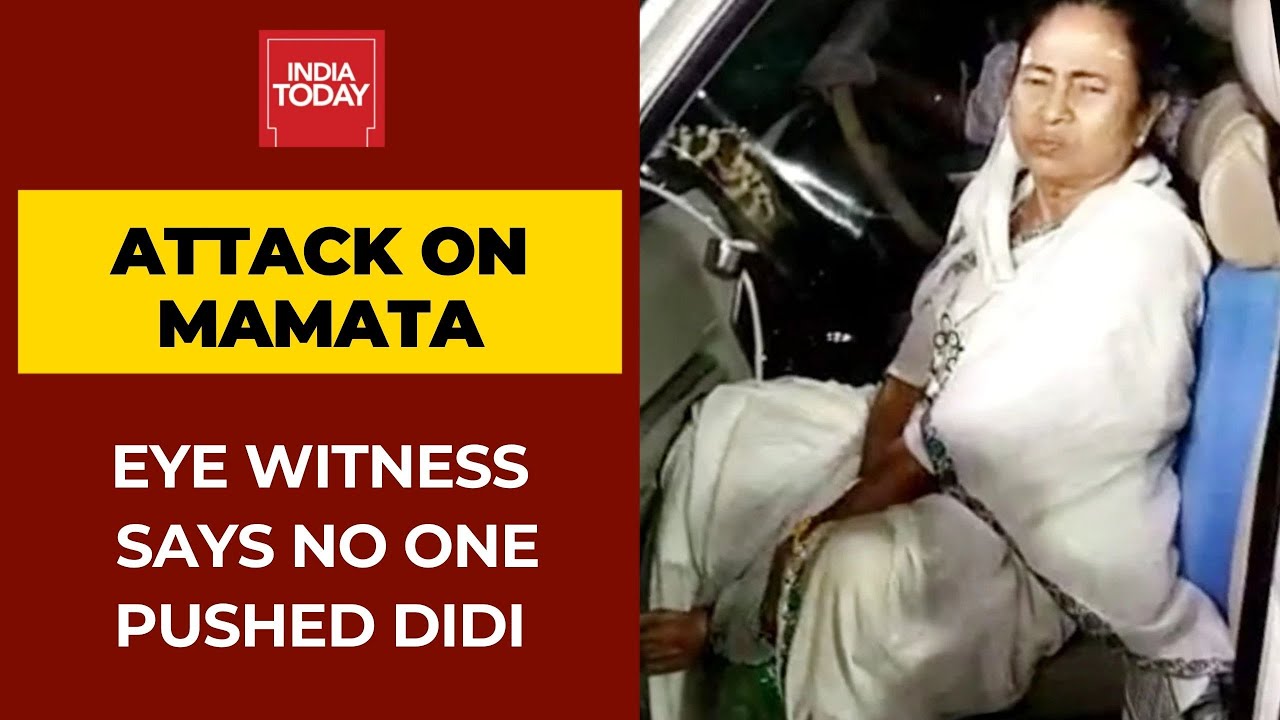 'Nobody Pushed Mamata Banerjee,' Eyewitness Speaks On Didi's Claim; BJP Terms It Drama