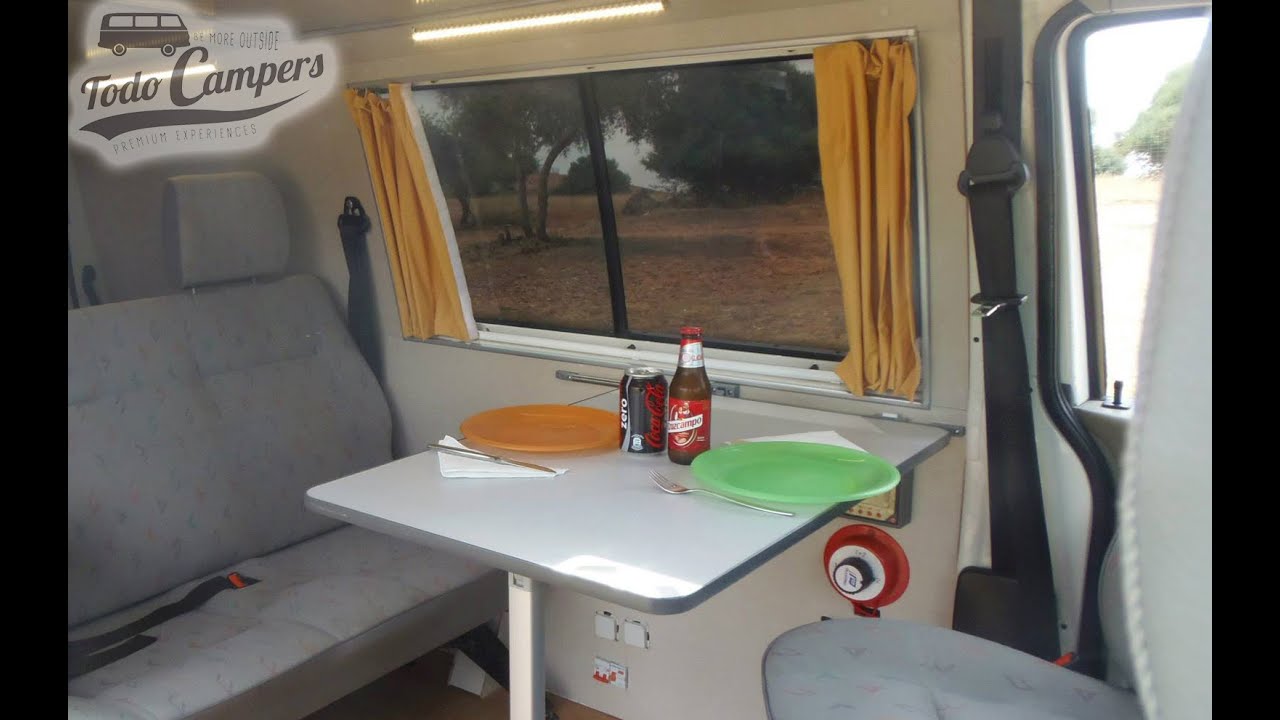 INSTALACIÓN de MESA ABATIBLE para furgonetas camper