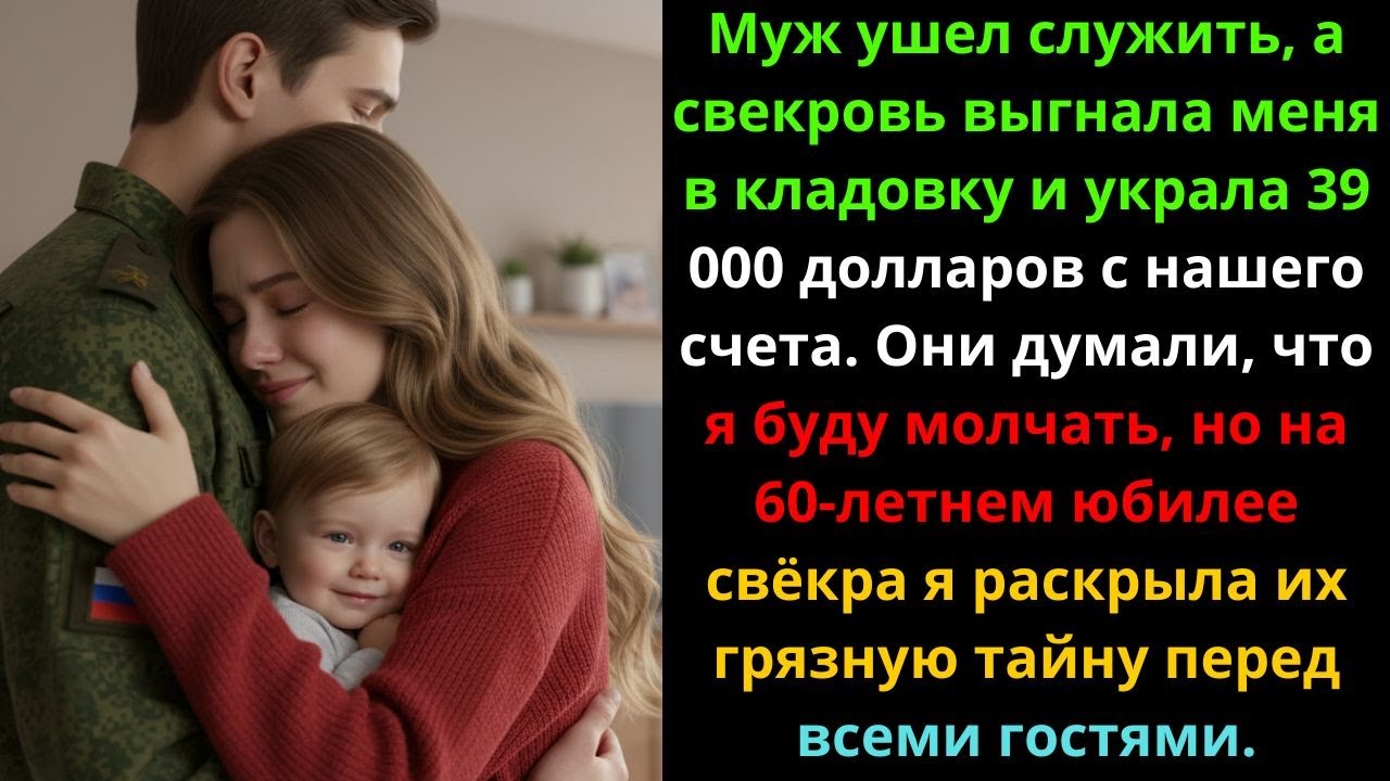 Свекровь поселила меня в кладовку и украла деньги: Моя месть на юбилее