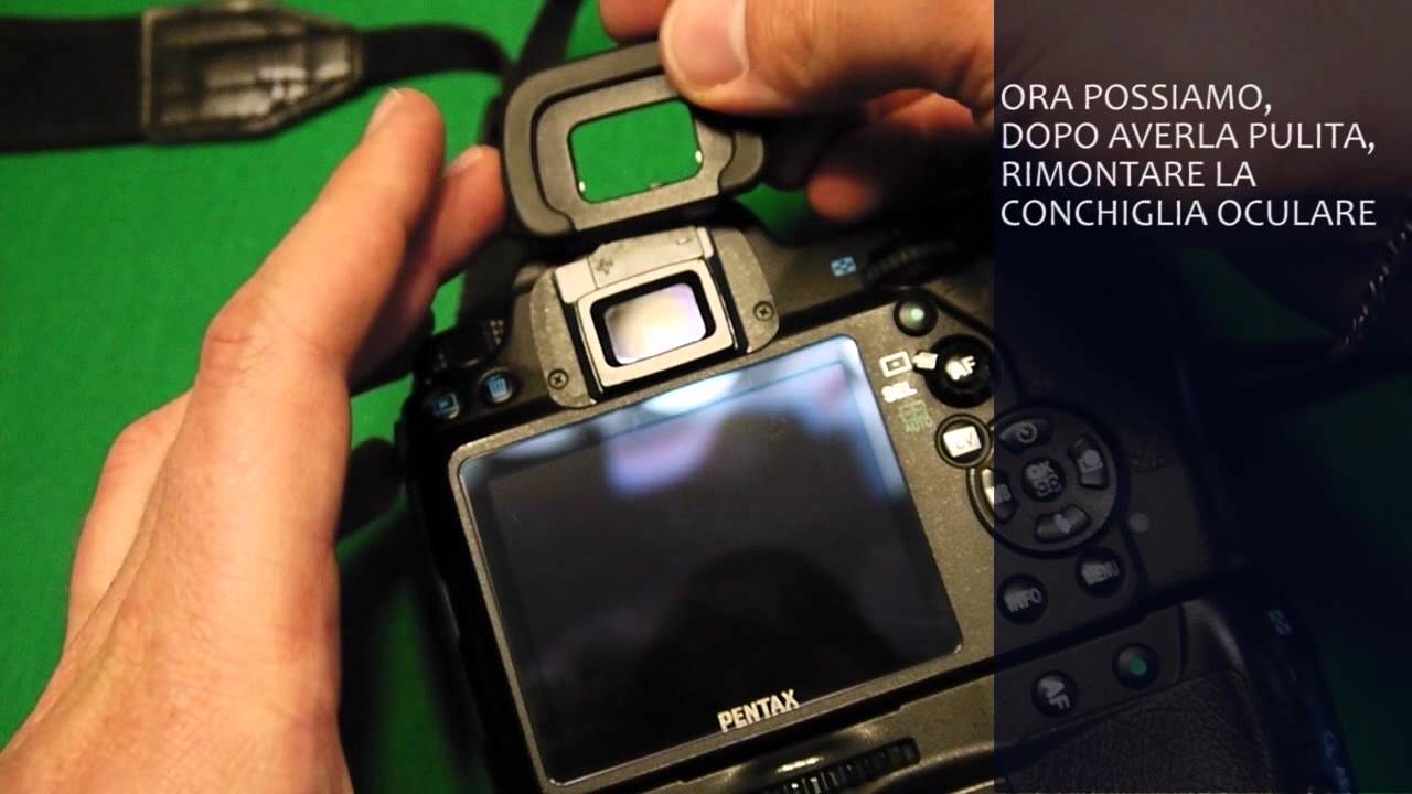 Come pulire la reflex e il sensore
