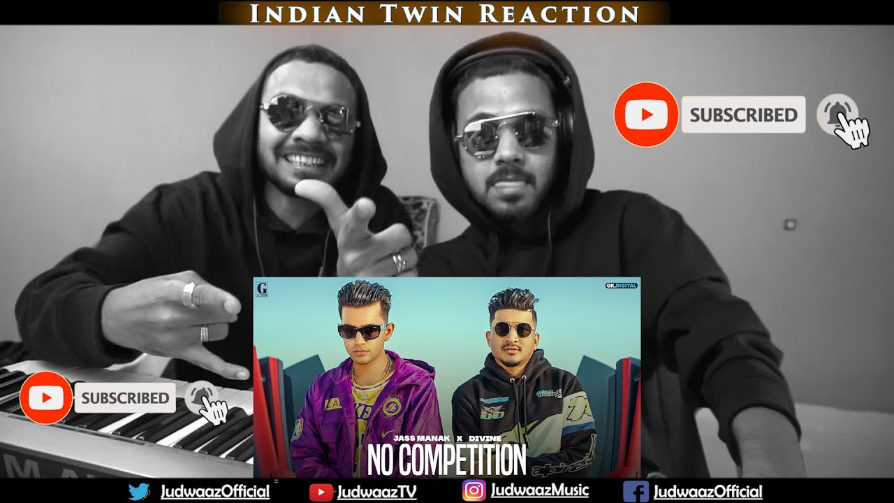 Indian Twin Reaction | No Competition : Jass Manak Ft. DIVINE| Satti Dhillon | Geet MP3