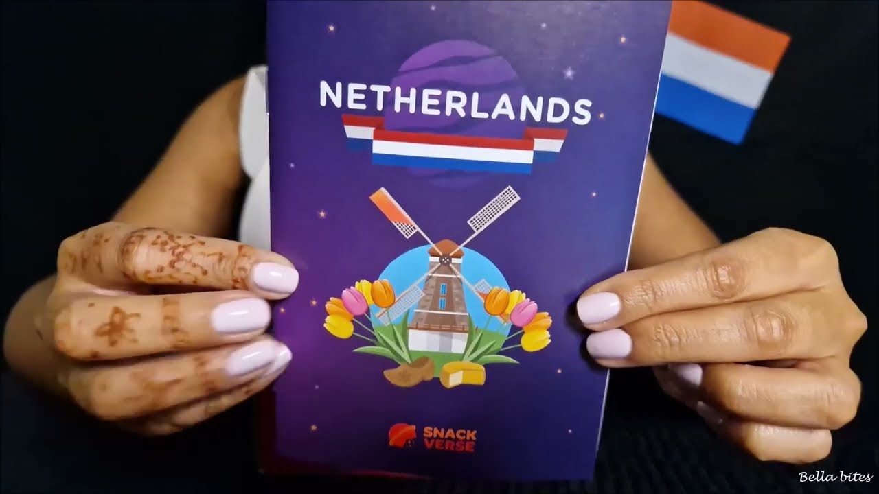 Exploring the Netherlands 🇳🇱 SnackVerse! June 2024 🌍✨ ASMR Unboxing & Taste Test