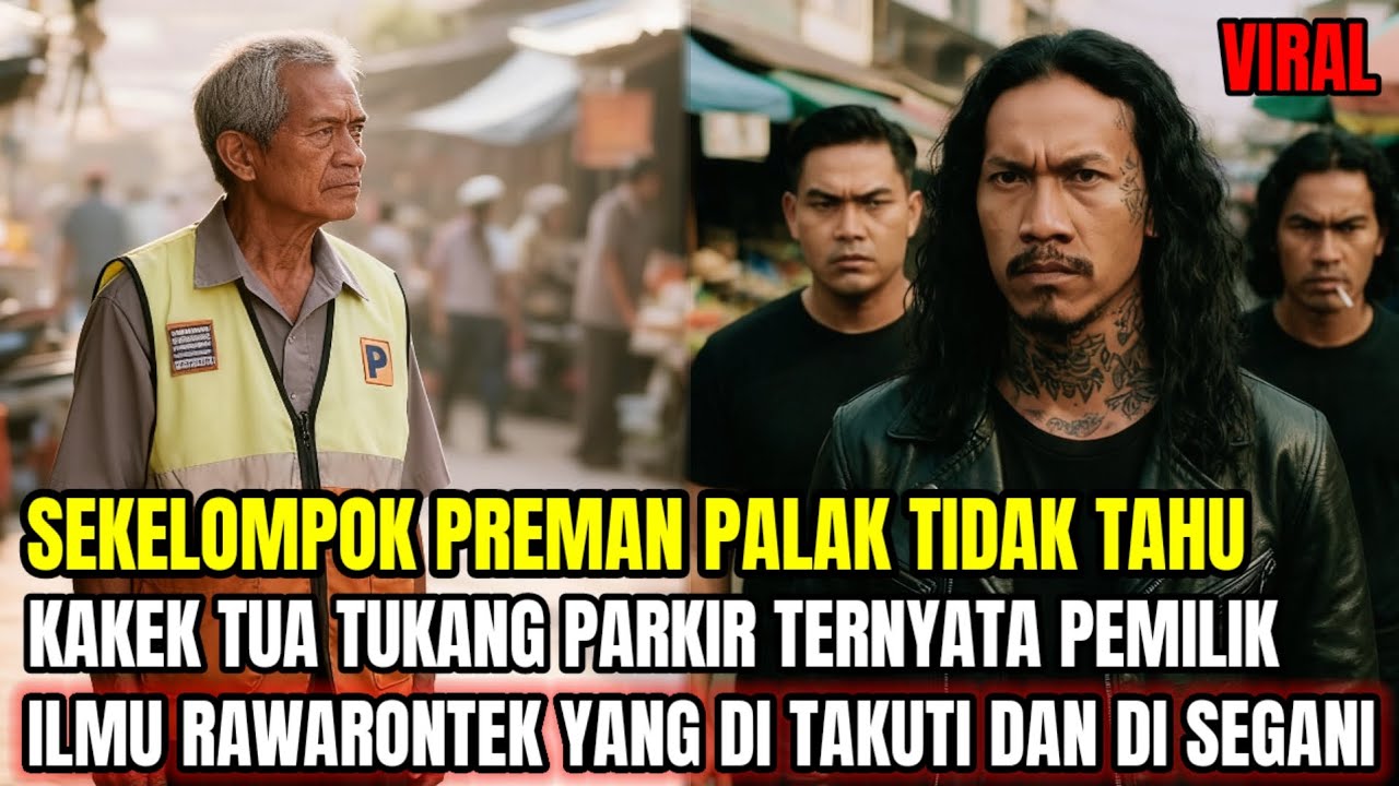TUKANG PARKIR TUA INI DIPALAK PREMAN GONDRONG! Tak Ada yang Tahu Dia Pemilik Ilmu RAWARONTEK 