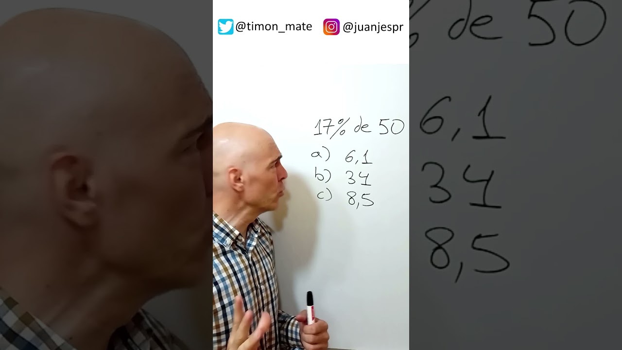 CALCULAR PORCENTAJES. PORCENTAJE. TRUCO MATEM&Aacute;TICO👀📝